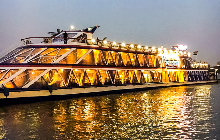 Cairo Nile Dinner Cruise with Open Buffet Belly Dance Show