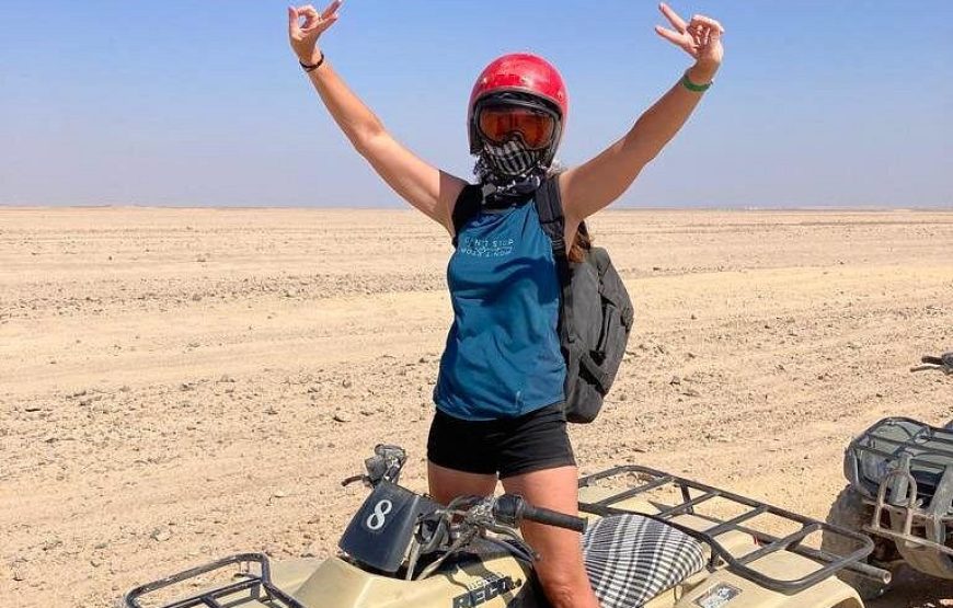 Hurghada Desert Thrill 3-Hour VIP safari ATV Quad Bike Adventure