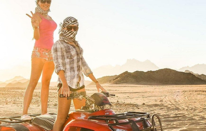 Hurghada Desert Thrill 3-Hour VIP safari ATV Quad Bike Adventure